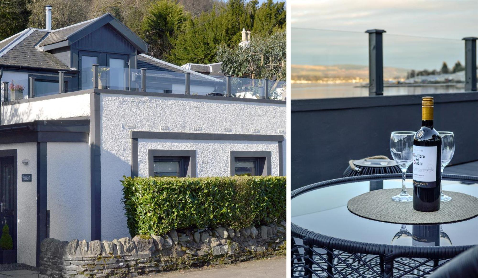 Cosy Lochside Cottage With Mountain And Sea Views Clynder Esterno foto